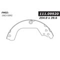 Centric Parts Centric Brake Shoes, 111.09920 111.09920